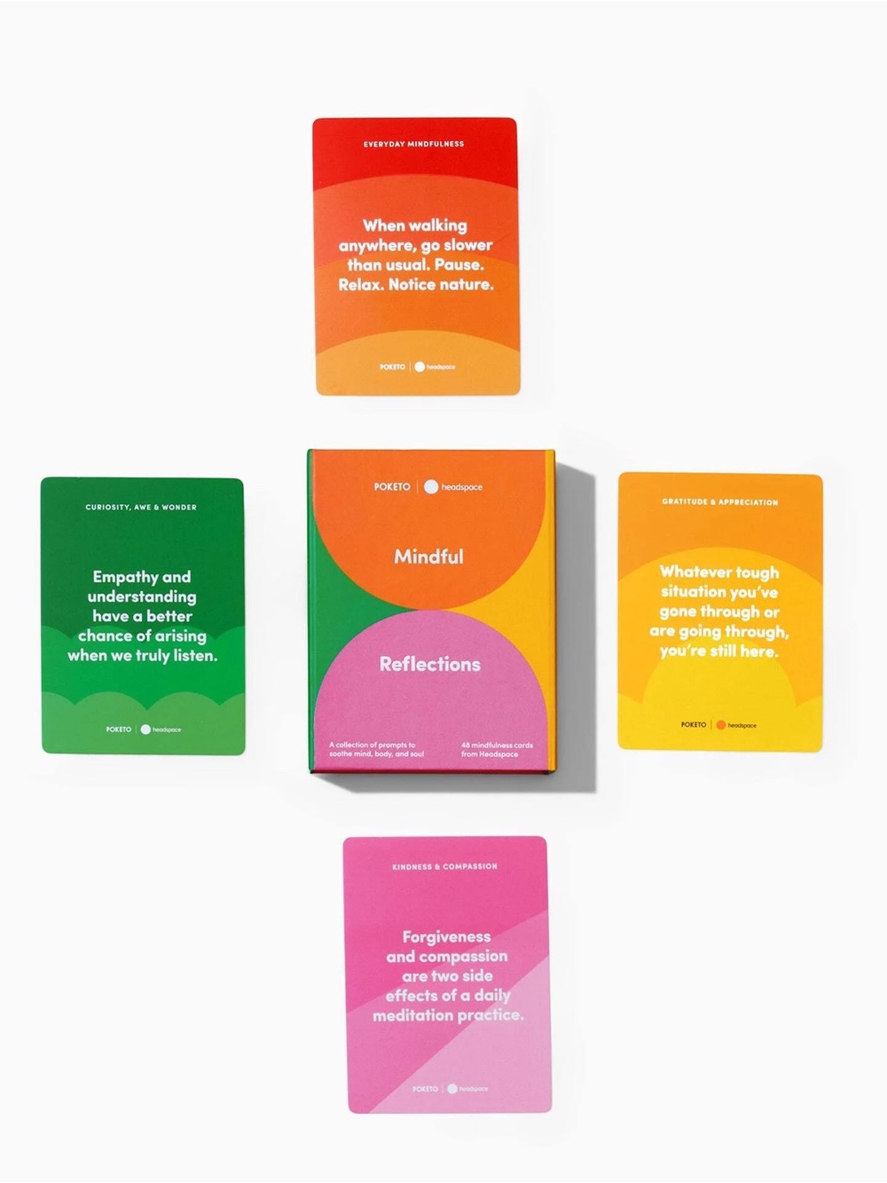 Kids affirmation cards Headspace x Poketo